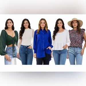 341. Grab Bag - 5 Women’s Tops Size L